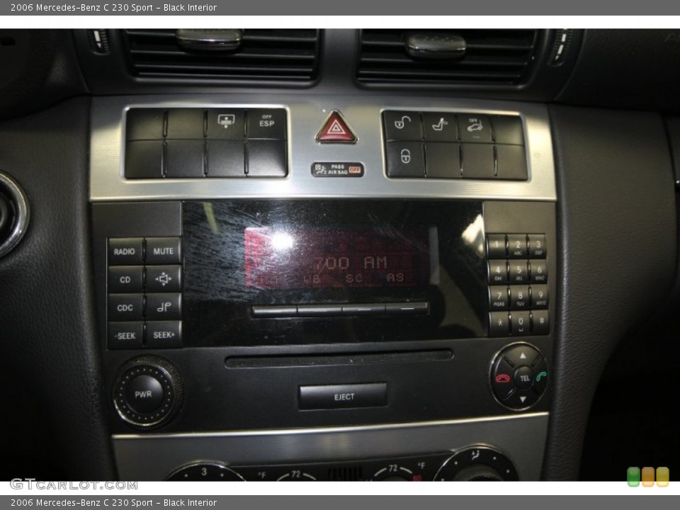 Black Interior Controls for the 2006 Mercedes-Benz C 230 Sport #66508341