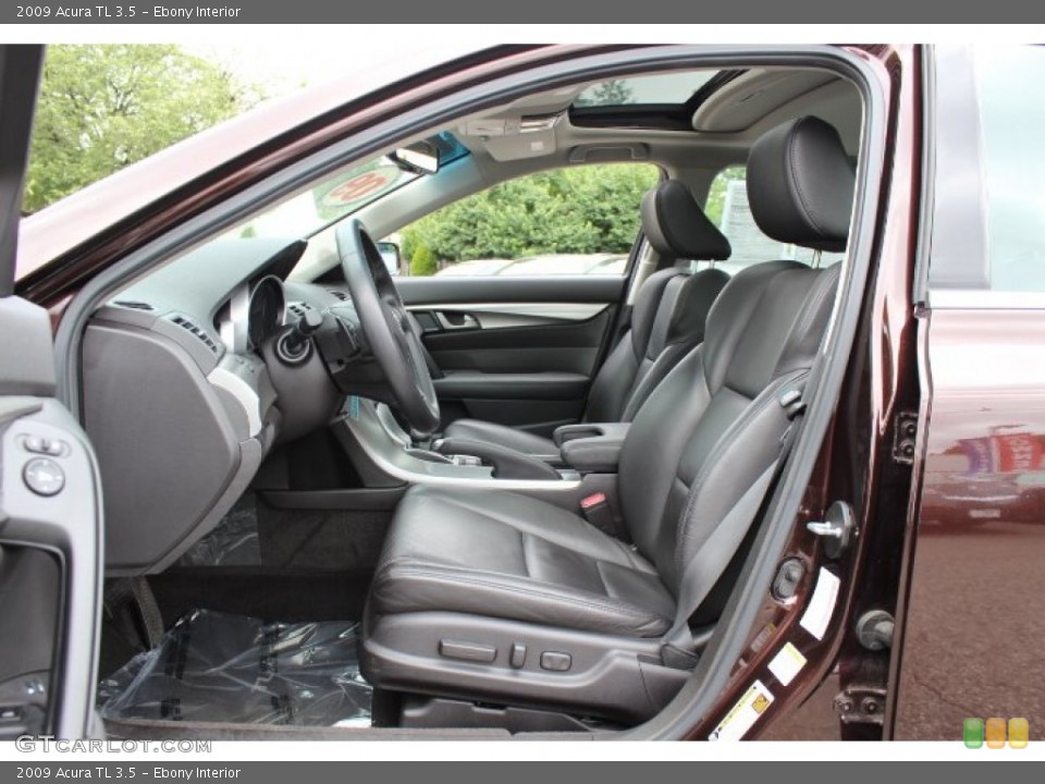 Ebony Interior Photo for the 2009 Acura TL 3.5 #66509322