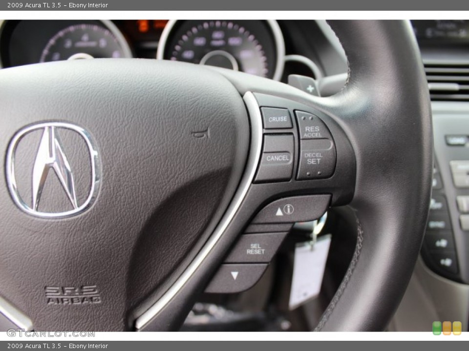 Ebony Interior Controls for the 2009 Acura TL 3.5 #66509367