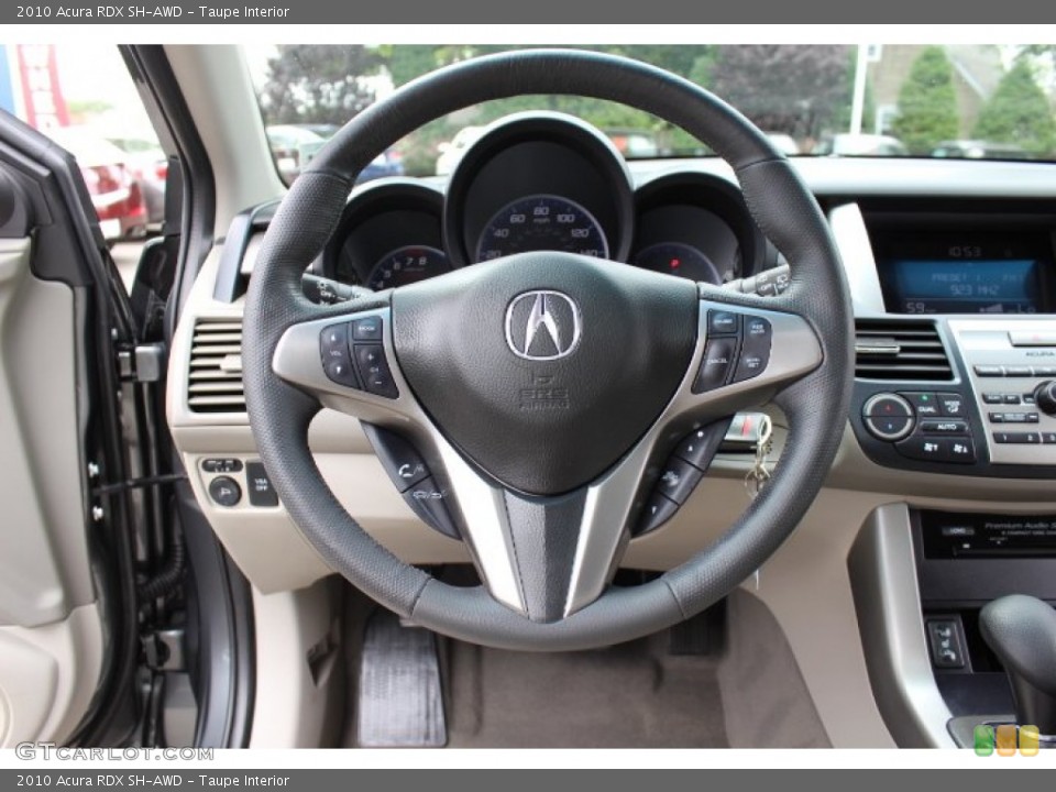Taupe Interior Steering Wheel for the 2010 Acura RDX SH-AWD #66509652