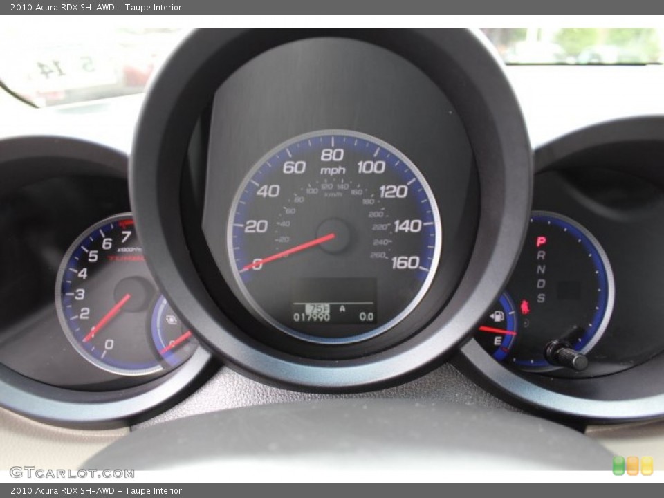 Taupe Interior Gauges for the 2010 Acura RDX SH-AWD #66509679