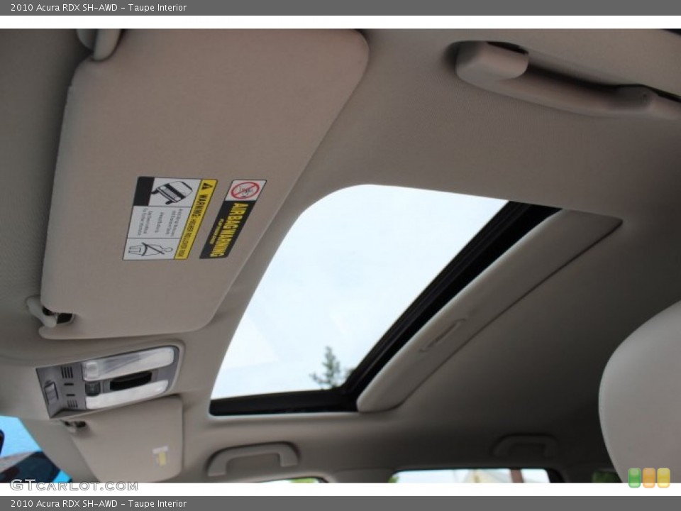 Taupe Interior Sunroof for the 2010 Acura RDX SH-AWD #66509703