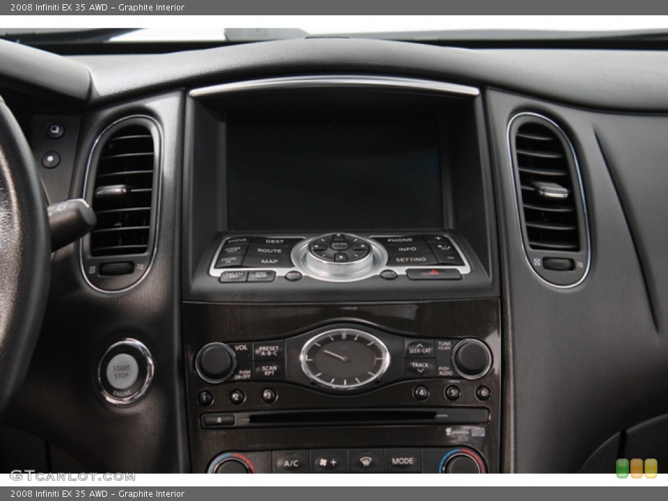 Graphite Interior Controls for the 2008 Infiniti EX 35 AWD #66510540