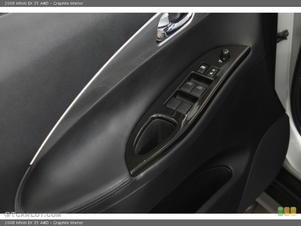 Graphite Interior Controls for the 2008 Infiniti EX 35 AWD #66510603