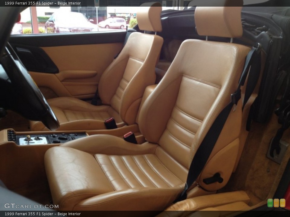 Beige Interior Front Seat for the 1999 Ferrari 355 F1 Spider #66514185