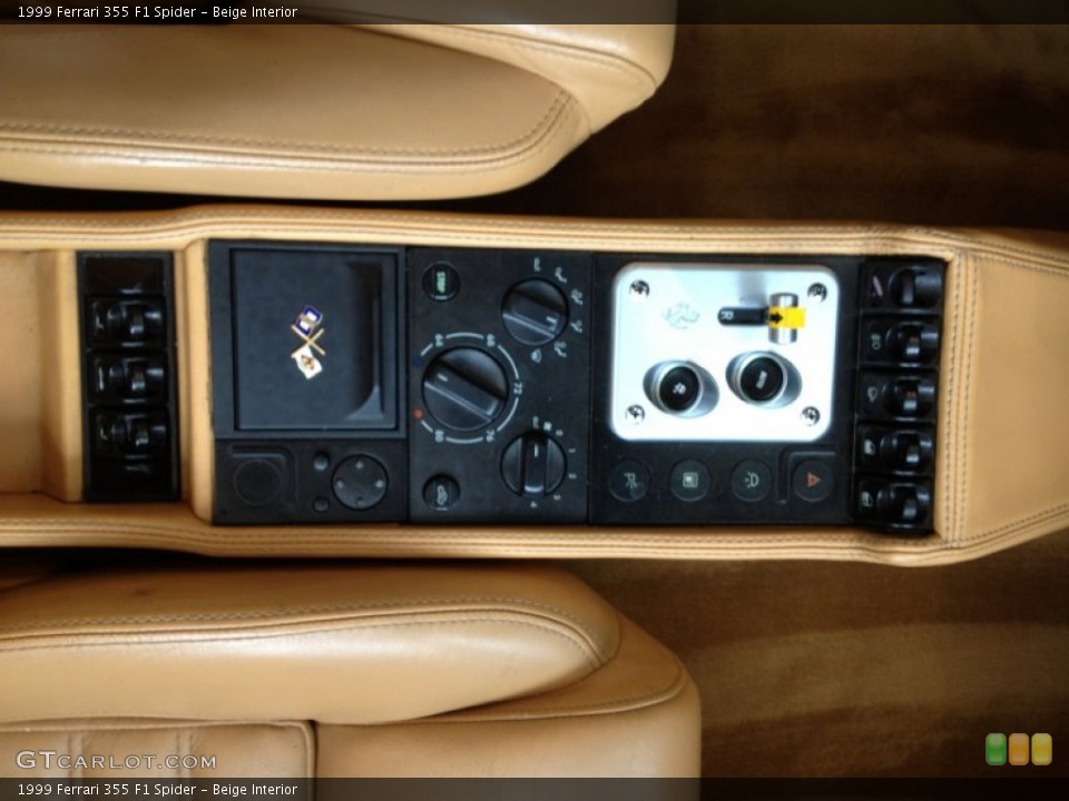 Beige Interior Controls for the 1999 Ferrari 355 F1 Spider #66514203