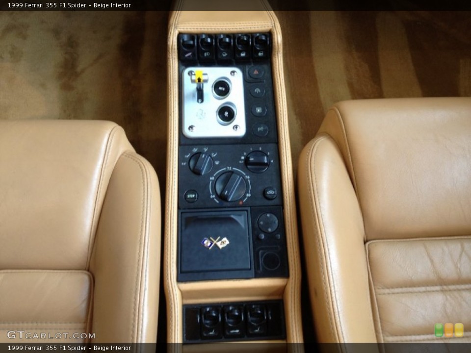 Beige Interior Controls for the 1999 Ferrari 355 F1 Spider #66514218