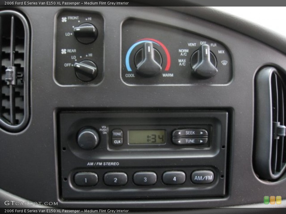 Medium Flint Grey Interior Controls for the 2006 Ford E Series Van E150 XL Passenger #66515049