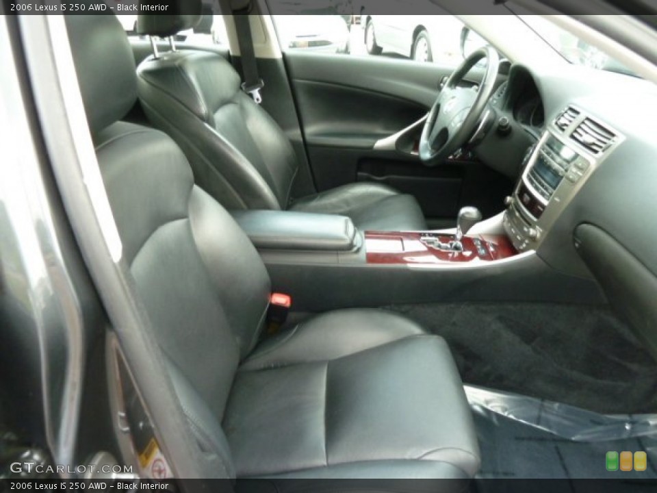 Black Interior Photo for the 2006 Lexus IS 250 AWD #66517794