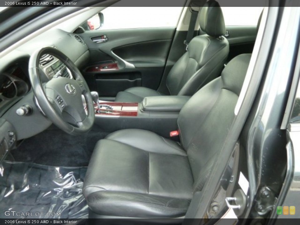 Black Interior Photo for the 2006 Lexus IS 250 AWD #66517824