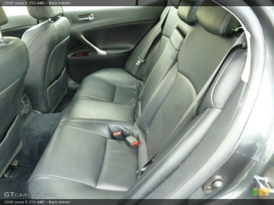 Black Interior Photo for the 2006 Lexus IS 250 AWD #66517836