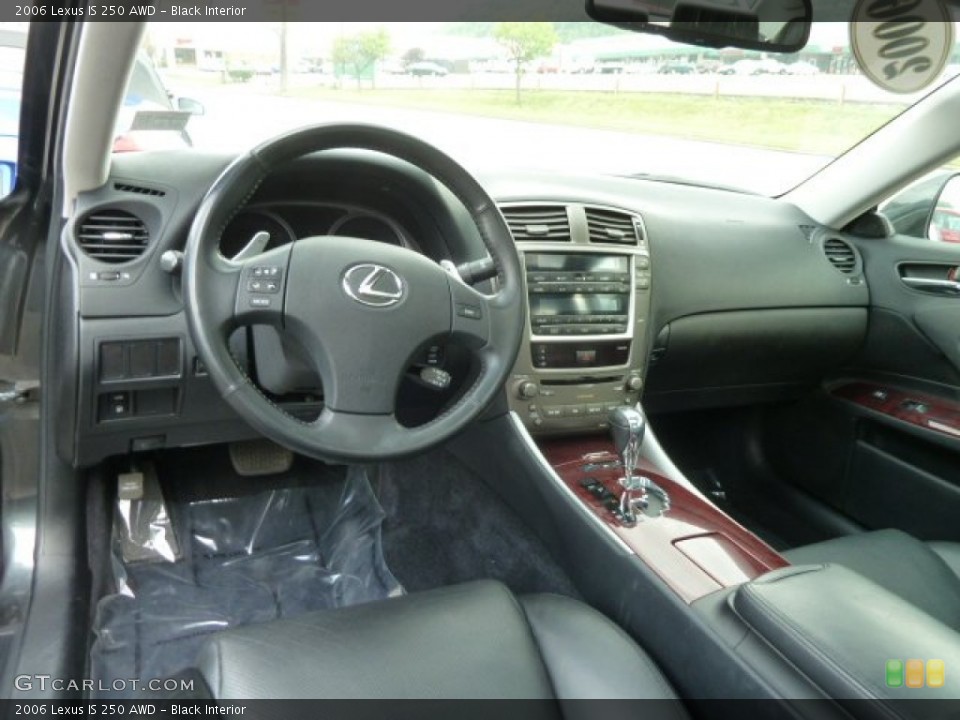 Black Interior Dashboard for the 2006 Lexus IS 250 AWD #66517845