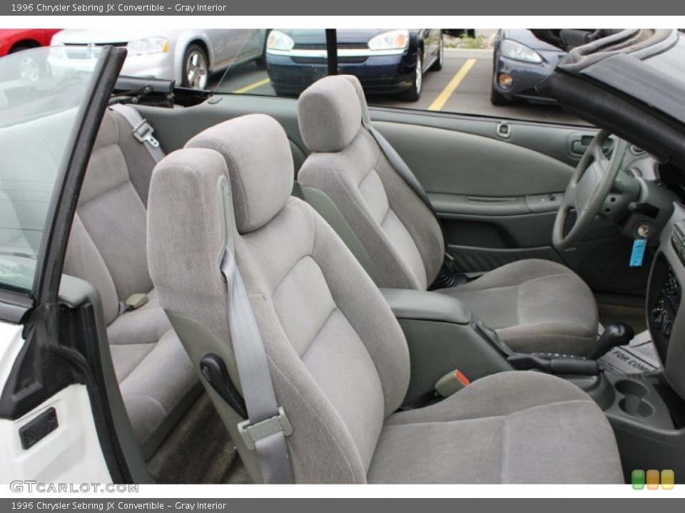 Gray Interior Photo for the 1996 Chrysler Sebring JX Convertible #66518889