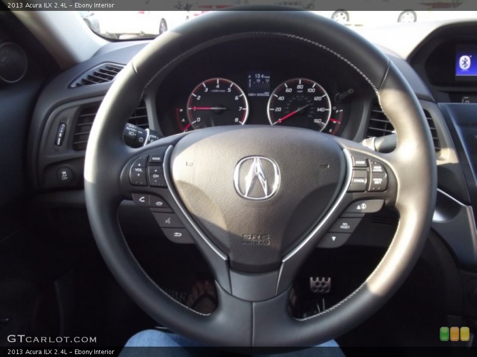 Ebony Interior Steering Wheel for the 2013 Acura ILX 2.4L #66520458
