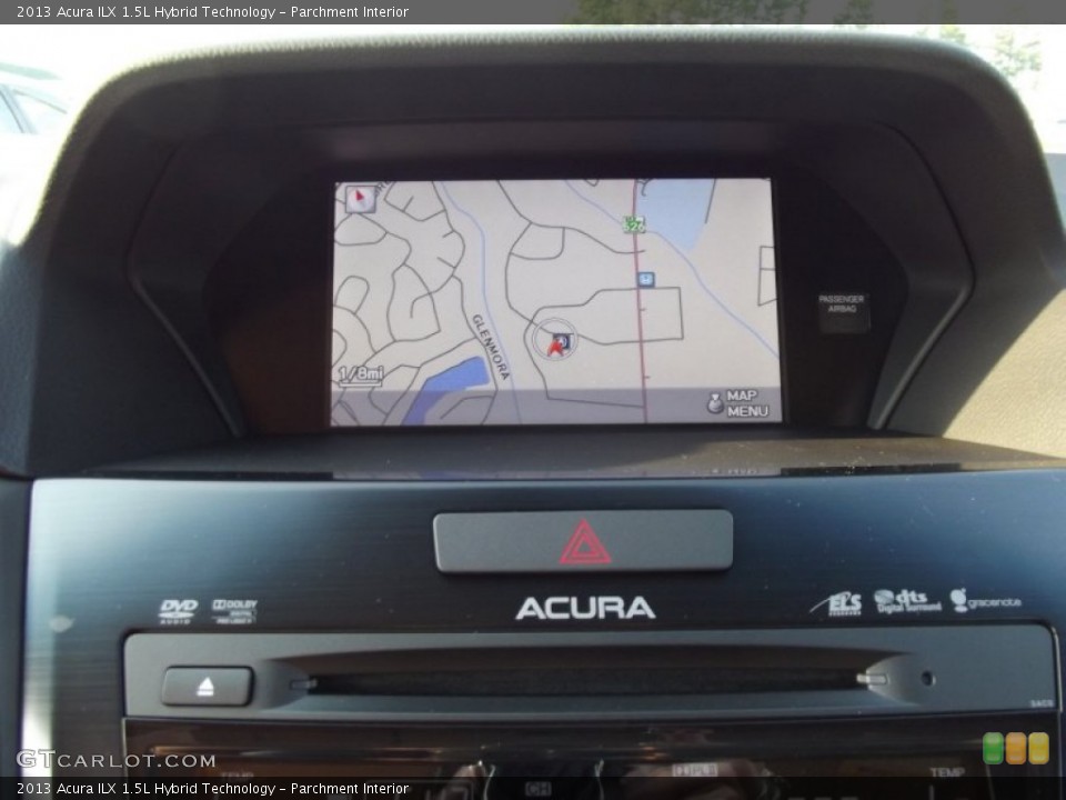 Parchment Interior Navigation for the 2013 Acura ILX 1.5L Hybrid Technology #66520562