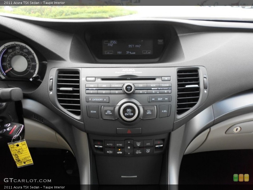 Taupe Interior Controls for the 2011 Acura TSX Sedan #66520947