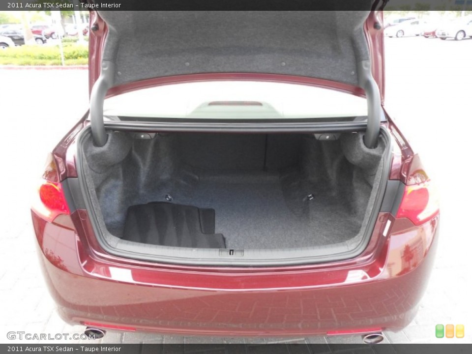 Taupe Interior Trunk for the 2011 Acura TSX Sedan #66521013
