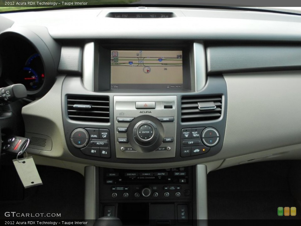 Taupe Interior Controls for the 2012 Acura RDX Technology #66521475