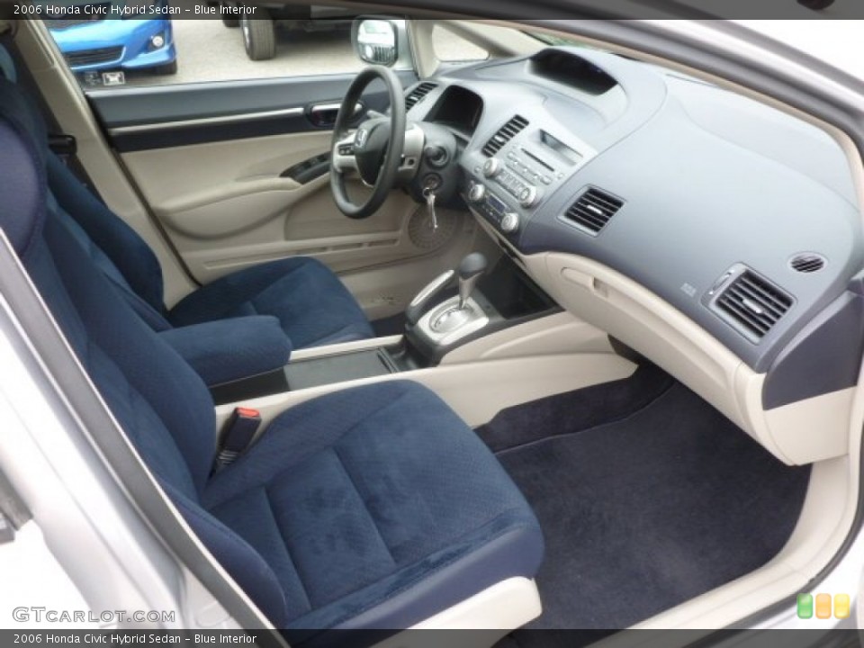 Blue Interior Photo for the 2006 Honda Civic Hybrid Sedan #66525110