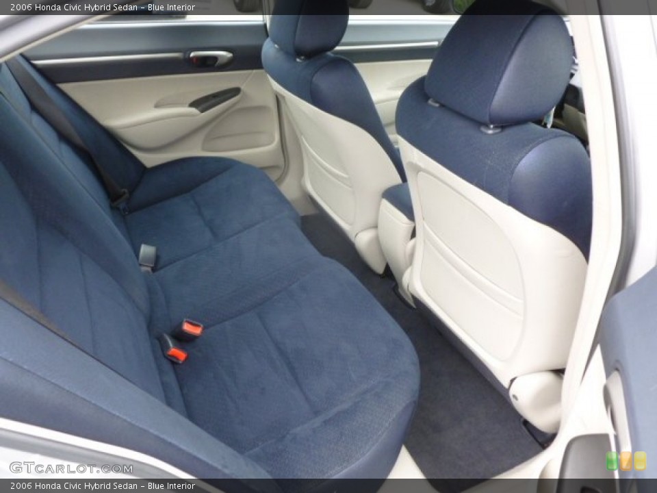 Blue Interior Rear Seat for the 2006 Honda Civic Hybrid Sedan #66525117