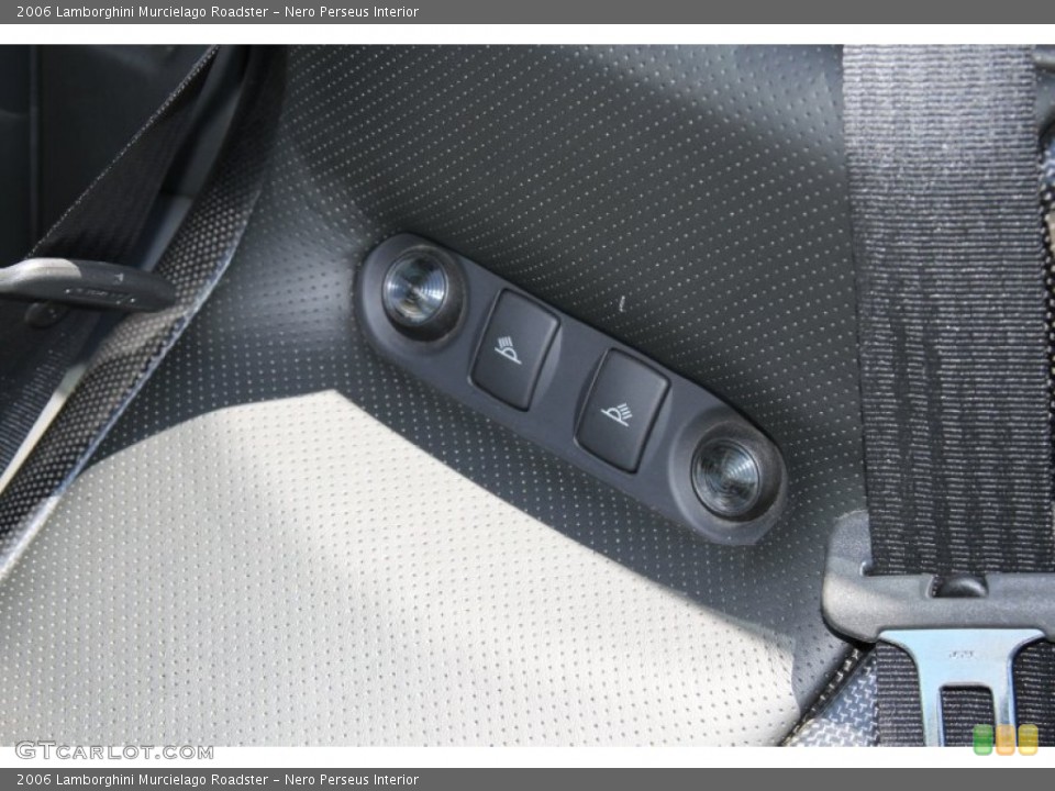 Nero Perseus Interior Controls for the 2006 Lamborghini Murcielago Roadster #66531924