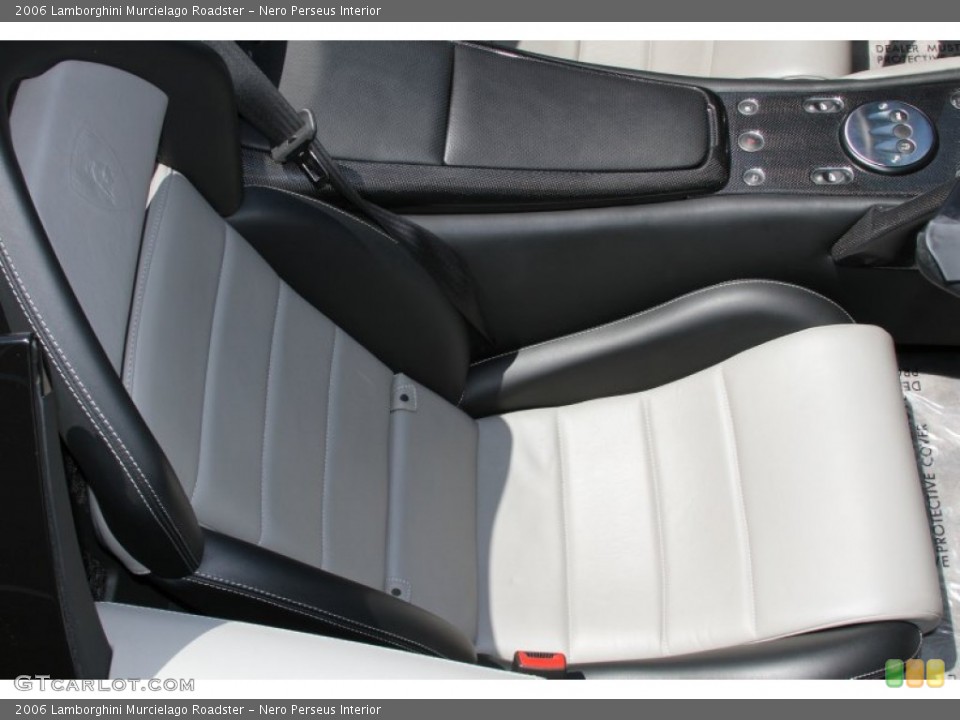 Nero Perseus Interior Front Seat for the 2006 Lamborghini Murcielago Roadster #66531945