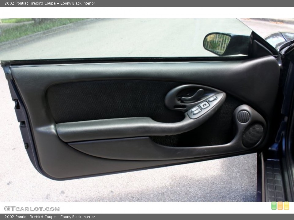 Ebony Black Interior Door Panel for the 2002 Pontiac Firebird Coupe #66532803