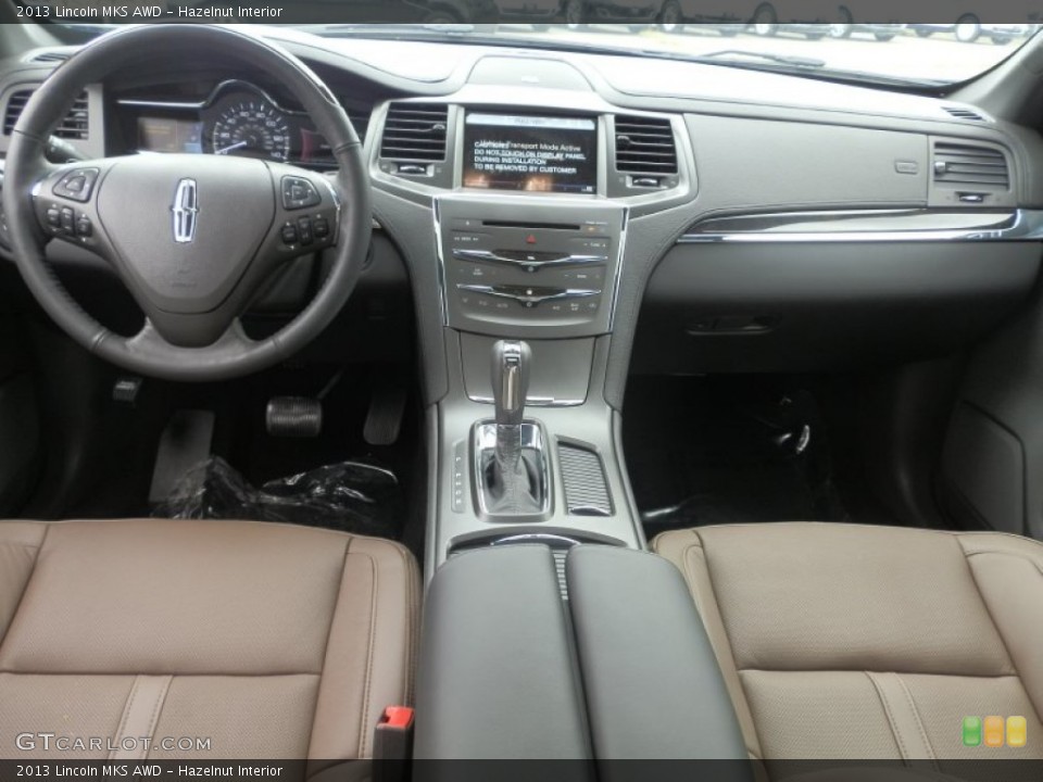 Hazelnut Interior Dashboard for the 2013 Lincoln MKS AWD #66533901