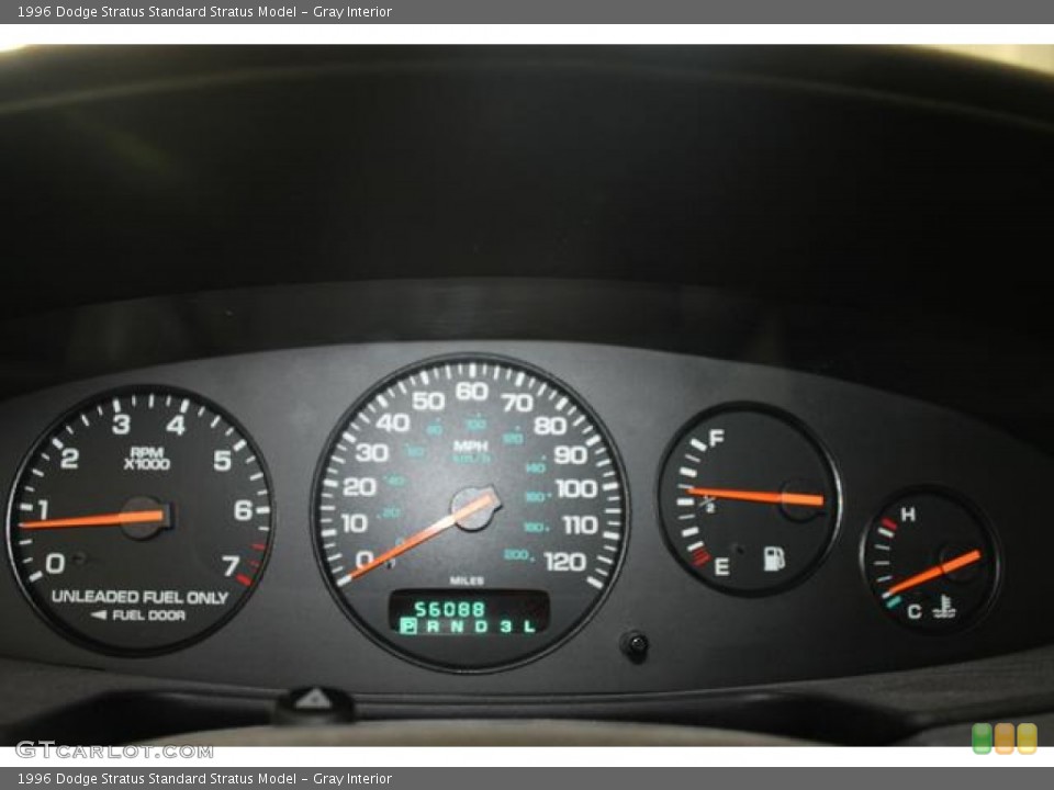 Gray Interior Gauges for the 1996 Dodge Stratus  #66534768