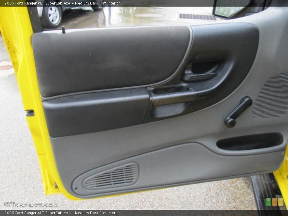 Medium Dark Flint Interior Door Panel for the 2006 Ford Ranger XLT SuperCab 4x4 #66535563
