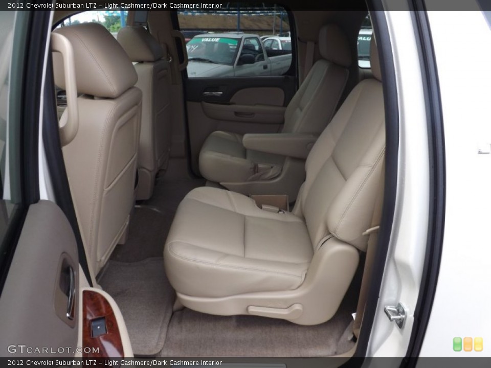 Light Cashmere/Dark Cashmere Interior Rear Seat for the 2012 Chevrolet Suburban LTZ #66535743