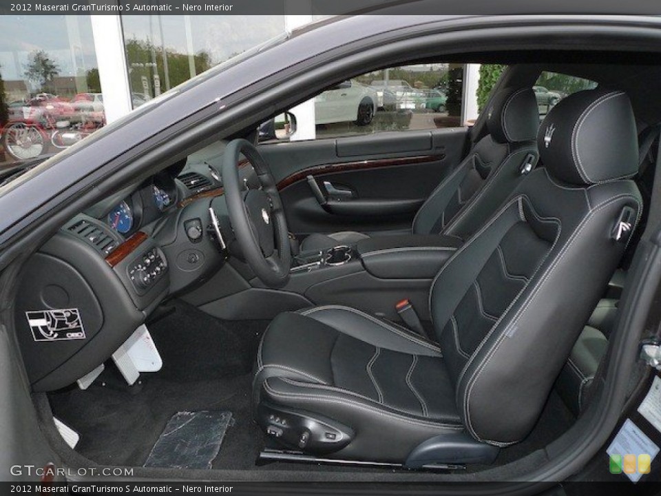 Nero Interior Front Seat for the 2012 Maserati GranTurismo S Automatic #66536602