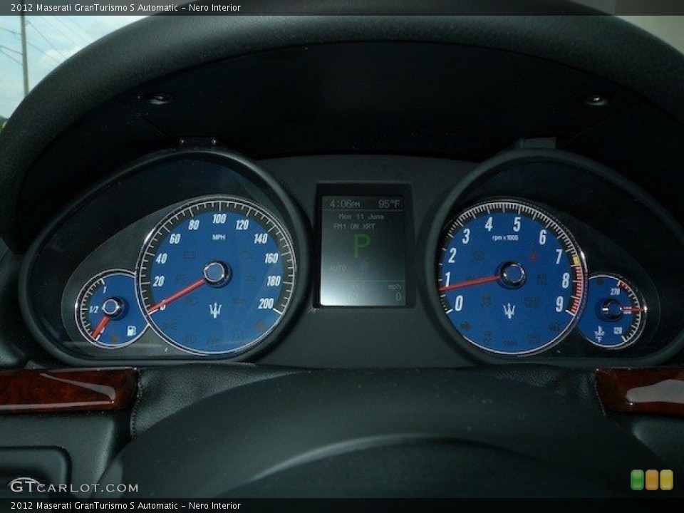 Nero Interior Gauges for the 2012 Maserati GranTurismo S Automatic #66536640