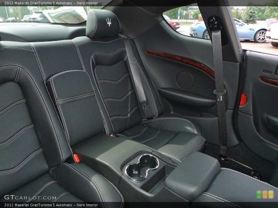 Nero Interior Rear Seat for the 2012 Maserati GranTurismo S Automatic #66536667