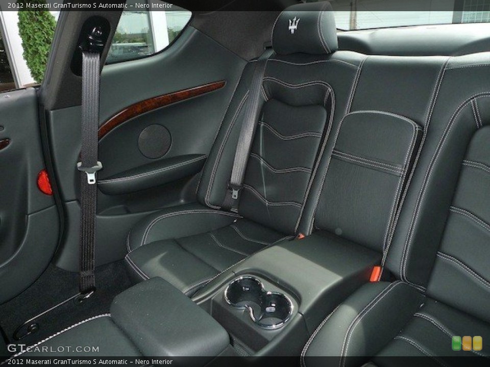 Nero Interior Rear Seat for the 2012 Maserati GranTurismo S Automatic #66536676