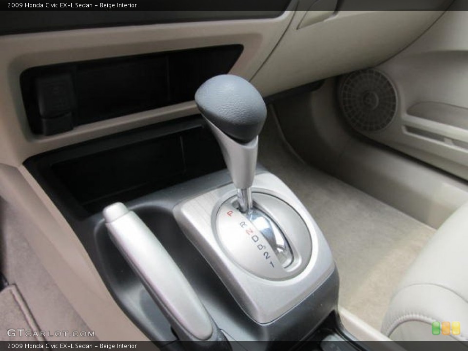 Beige Interior Transmission for the 2009 Honda Civic EX-L Sedan #66539358