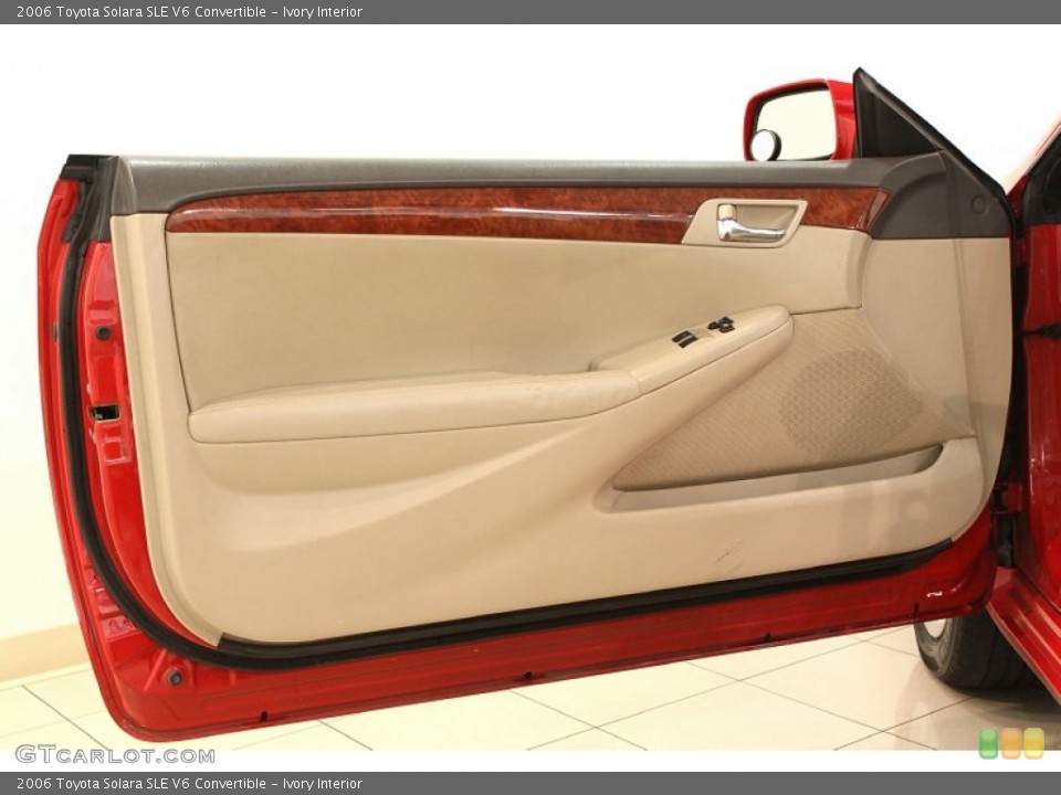 Ivory Interior Door Panel for the 2006 Toyota Solara SLE V6 Convertible #66539973