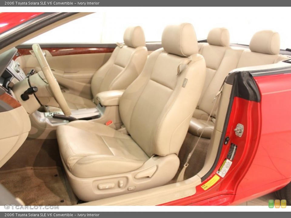 Ivory Interior Front Seat for the 2006 Toyota Solara SLE V6 Convertible #66539997