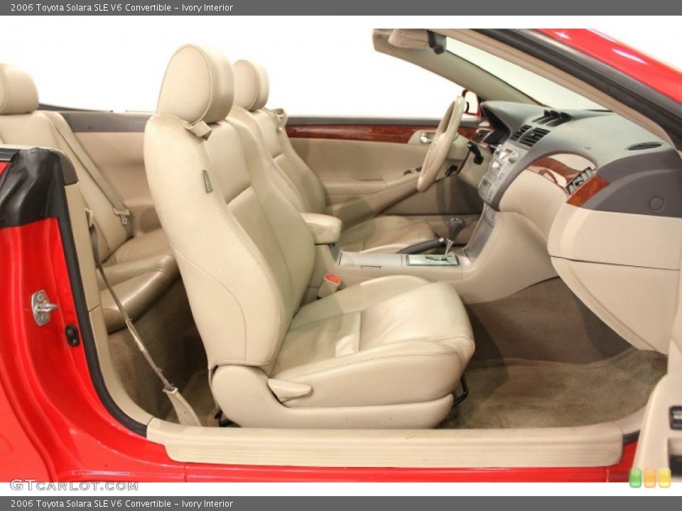 Ivory Interior Photo for the 2006 Toyota Solara SLE V6 Convertible #66540063