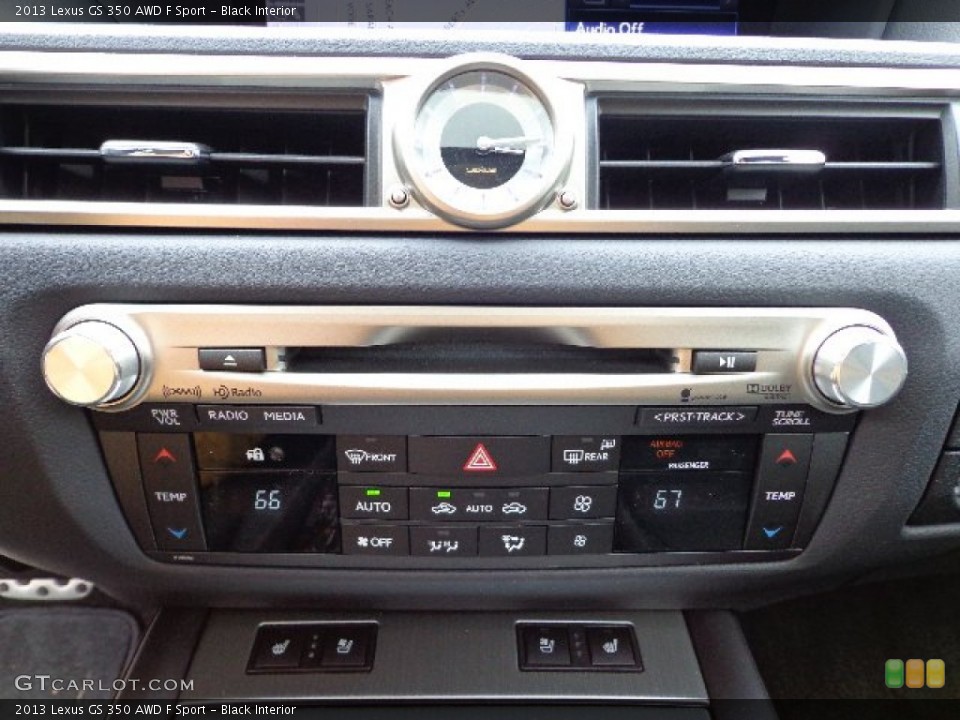Black Interior Controls for the 2013 Lexus GS 350 AWD F Sport #66541868