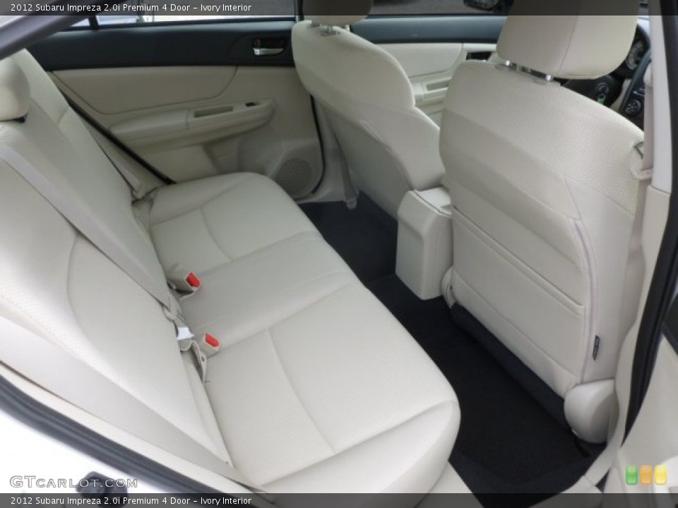 Ivory Interior Photo for the 2012 Subaru Impreza 2.0i Premium 4 Door #66543240