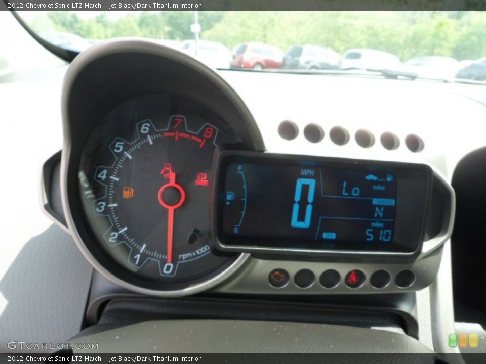 Jet Black/Dark Titanium Interior Gauges for the 2012 Chevrolet Sonic LTZ Hatch #66545220