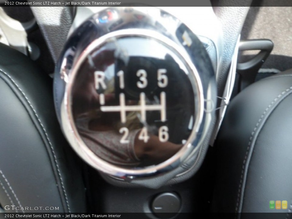 Jet Black/Dark Titanium Interior Transmission for the 2012 Chevrolet Sonic LTZ Hatch #66545253