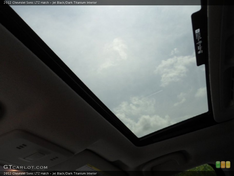 Jet Black/Dark Titanium Interior Sunroof for the 2012 Chevrolet Sonic LTZ Hatch #66545259