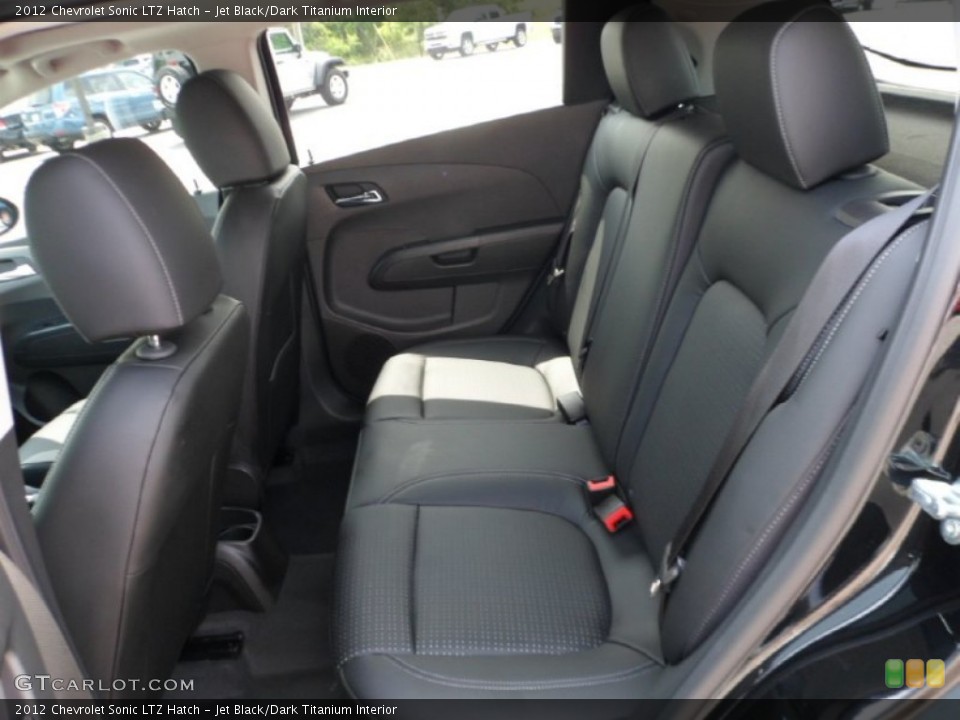 Jet Black/Dark Titanium Interior Rear Seat for the 2012 Chevrolet Sonic LTZ Hatch #66545277