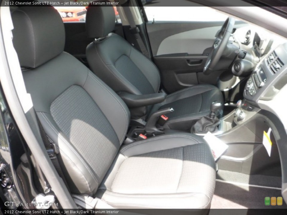 Jet Black/Dark Titanium Interior Photo for the 2012 Chevrolet Sonic LTZ Hatch #66545307