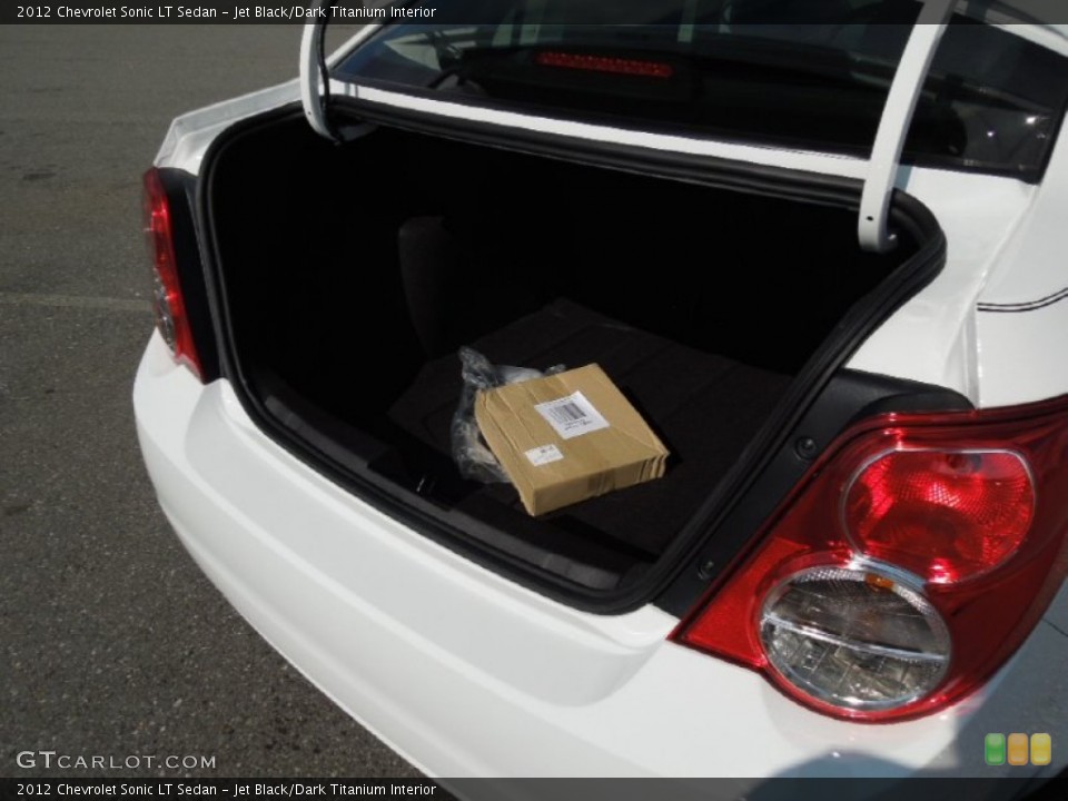 Jet Black/Dark Titanium Interior Trunk for the 2012 Chevrolet Sonic LT Sedan #66545661