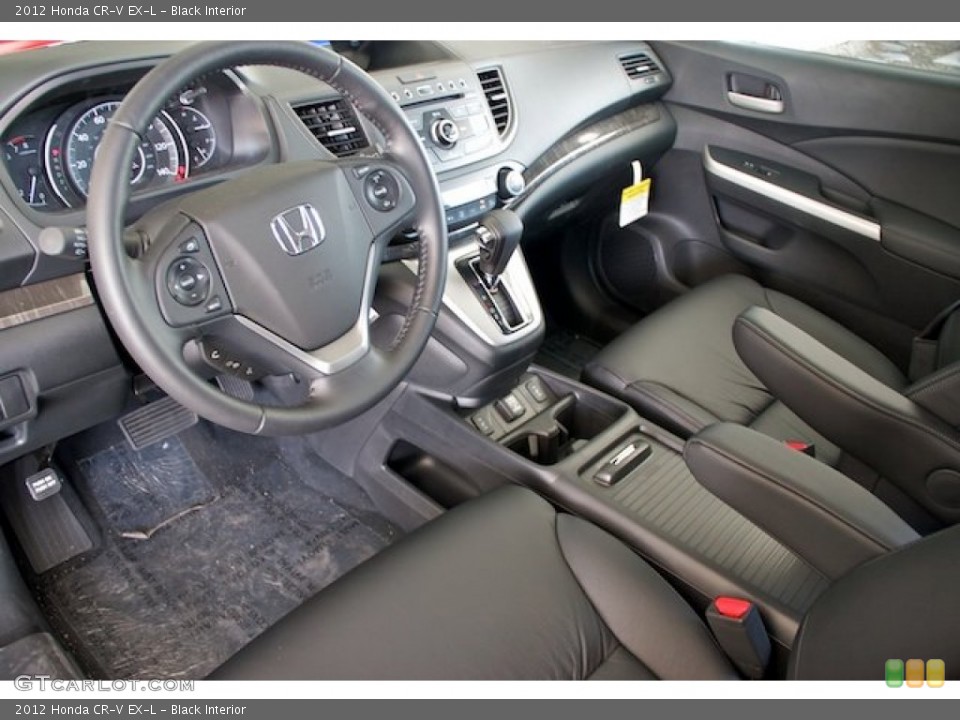Black Interior Prime Interior for the 2012 Honda CR-V EX-L #66546081