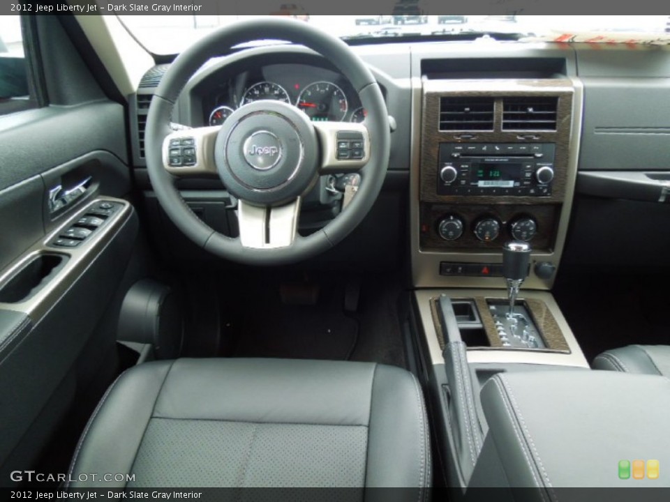 Dark Slate Gray Interior Dashboard for the 2012 Jeep Liberty Jet #66546633