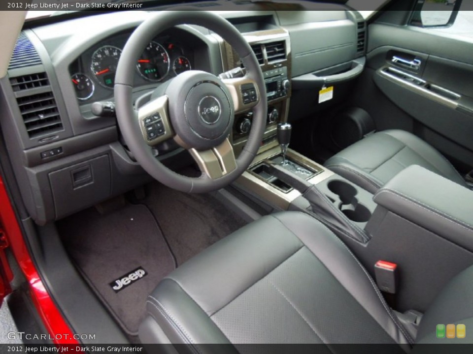 Dark Slate Gray Interior Prime Interior for the 2012 Jeep Liberty Jet #66546696